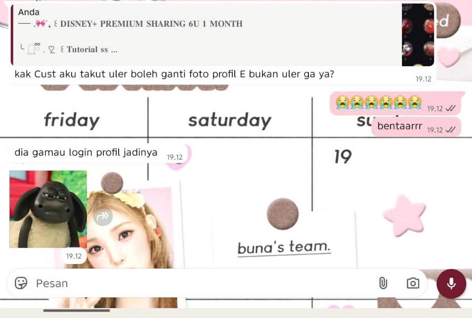 dearbunaa's tweet photo. ternyata jadi admin tuh bukan cuma handle orderan, tapi juga menjaga ketenangan batin customer dari serangan uler 😭 https://t.co/V3I1yYySul