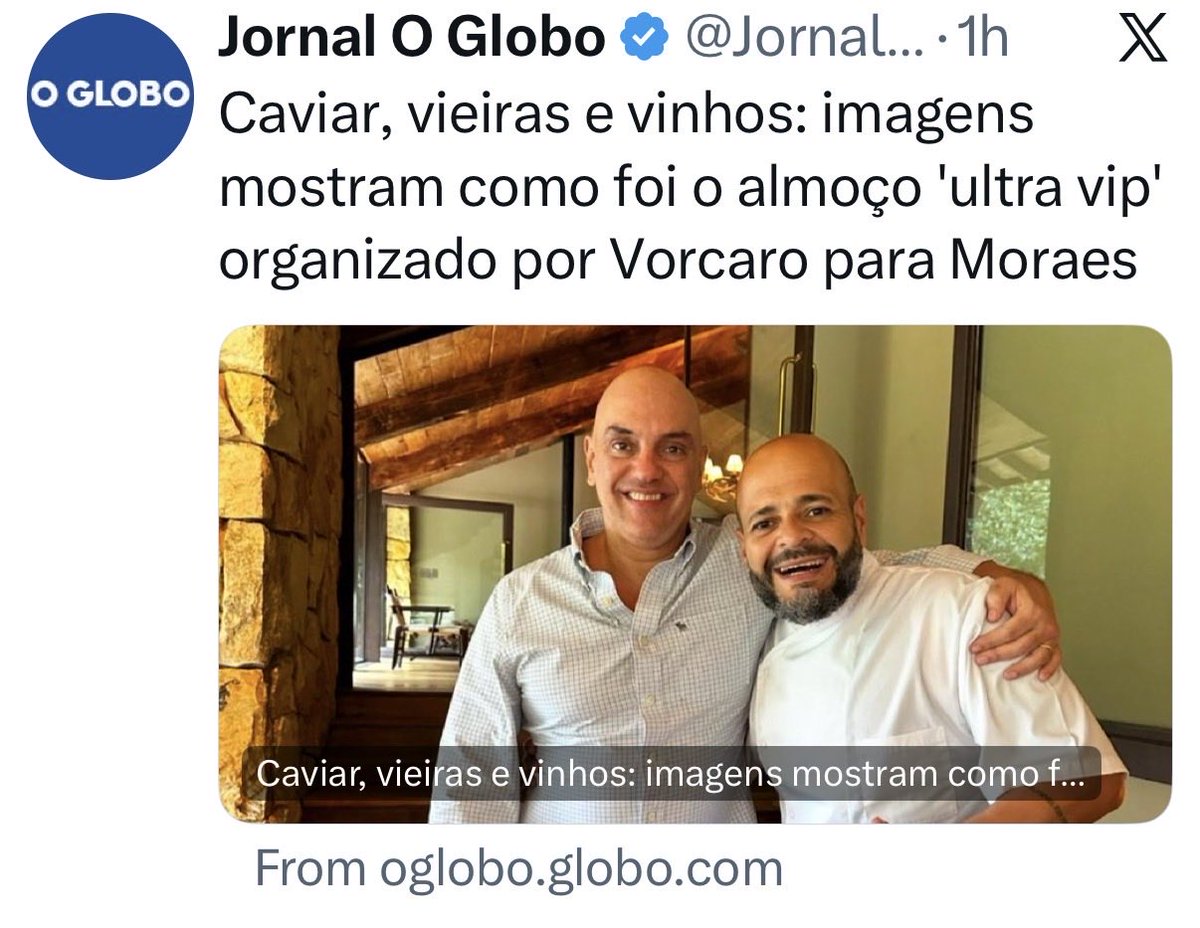 juliovschneider's tweet photo. Moraes disse que nunca se encontrou com Vorcaro. 
Moraes é Lula
Lula é Moraes! https://t.co/xEUDpVZlhr