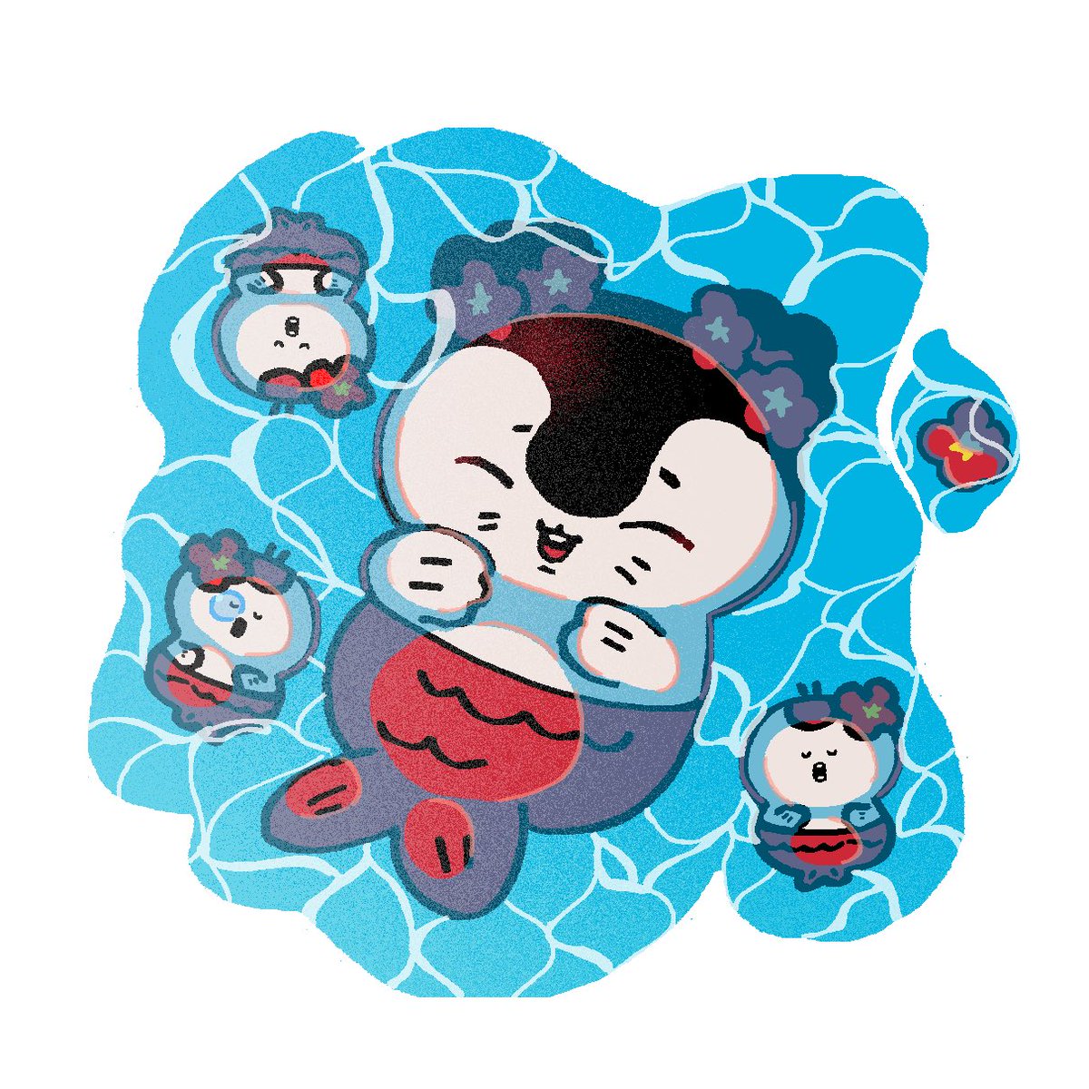 Deerreedeer's tweet photo. #ちいかわファンアート
セイレーン🌊 https://t.co/MmzShopP1Q