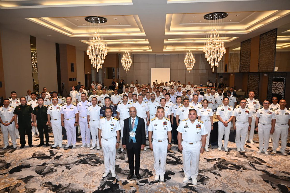 Indsamachar's tweet photo. Subic Bay, Philippines: The second edition of the ASEAN-India Maritime Exercise (AIME-2026) commenced at Subic Bay on 28 September 2026, with the participation of Indian Navy ships INS Sahyadri and INS Kulish, along with maritime forces from ASEAN member states.

Held under the theme “Anchored in Trust, United at Sea,” the exercise aims to strengthen mutual understanding, cooperation and interoperability through professional, operational and social engagements between India and ASEAN maritime forces.

#AIME2026 #ASEANIndia #IndianNavy #MaritimeExercise #INS Sahyadri #INSKulish #ASEAN #MaritimeSecurity #DefenceNews #India