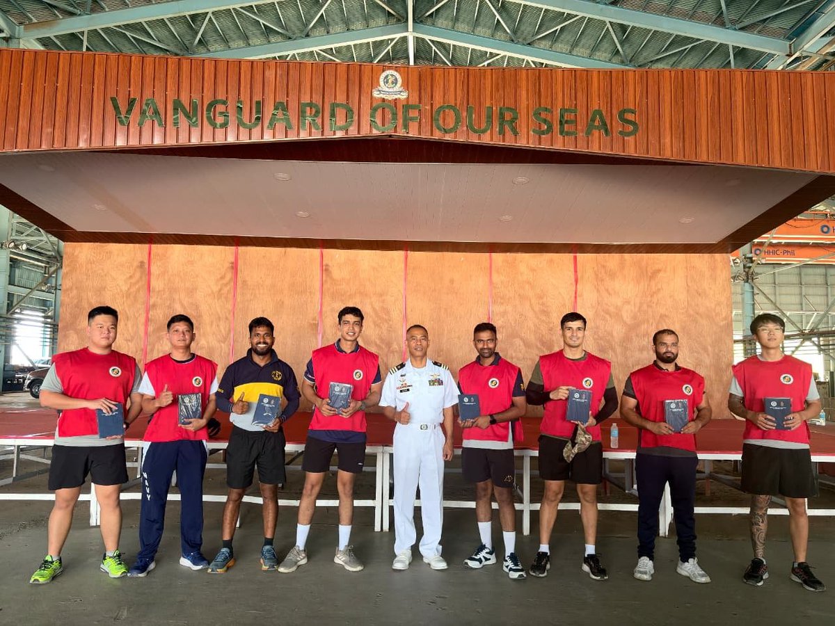Indsamachar's tweet photo. Subic Bay, Philippines: The second edition of the ASEAN-India Maritime Exercise (AIME-2026) commenced at Subic Bay on 28 September 2026, with the participation of Indian Navy ships INS Sahyadri and INS Kulish, along with maritime forces from ASEAN member states.

Held under the theme “Anchored in Trust, United at Sea,” the exercise aims to strengthen mutual understanding, cooperation and interoperability through professional, operational and social engagements between India and ASEAN maritime forces.

#AIME2026 #ASEANIndia #IndianNavy #MaritimeExercise #INS Sahyadri #INSKulish #ASEAN #MaritimeSecurity #DefenceNews #India