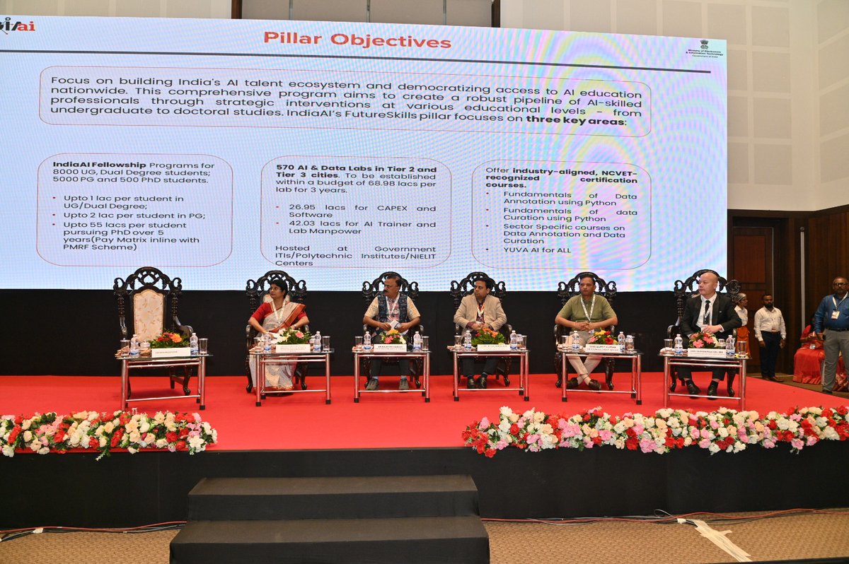 DitBihar's tweet photo. Department of Information Technology, Govt of Bihar, participated in 1st Regional IndiaAI Workshop cum Review, hosted by Government of West Bengal inw collaboration with IndiaAI Mission, MeitY, Govt. of India.

The workshop brought together several states to discuss AI-led governance, AIKosh, datasets, skilling, startups and CoEs strengthening collaboration to build an inclusive and AI-ready Governance. The engagement also provided a platform to States in aligning their local priorities, data resources, institutional capabilities and talent requirements with wider initiatives of IndiaAI Mission.

IndiaAI Mission acknowledged the contribution of Bihar State Government. With such collaborative platforms ,it offers an opportunity to strengthen State's AI ecosystem, explore innovative use cases and contribute towards building citizen centric, inclusive and responsible AI solutions.

@mishranitish 
@AbhaySinghIAS 
@IPRDBihar 
@GoI_MeitY 
@_DigitalIndia 
@OfficialINDIAai 

#BiharAI #IndiaAI #IndiaAIMission #DigitalBihar #AIinGovernance #AIGovernance #ArtificialIntelligence #AIInnovation #AIForGood #AIReadyBihar #DigitalTransformation #BiharGovernment #MeitY #AIKosh #AIIndia #TechForGood #ResponsibleAI #InclusiveAI #AIStartups #Innovation #BiharTech