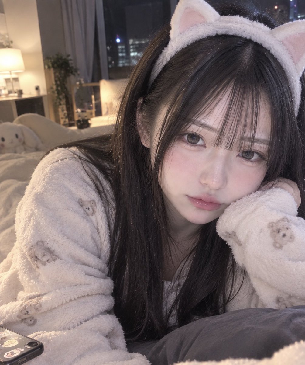 Motedou98p's tweet photo. 今日も1日おつかれさま🌙

猫カフェでいっぱい癒されたから、
夜はのんびりモード🐈‍⬛

今日はもう何も考えずに
ゴロゴロしてたい気分…🤍

みんなは寝る前、何して過ごす？

#凛の日常 #AI女子 #AI美女 #AIart #おやすみ前 https://t.co/nNrN2D0j0v