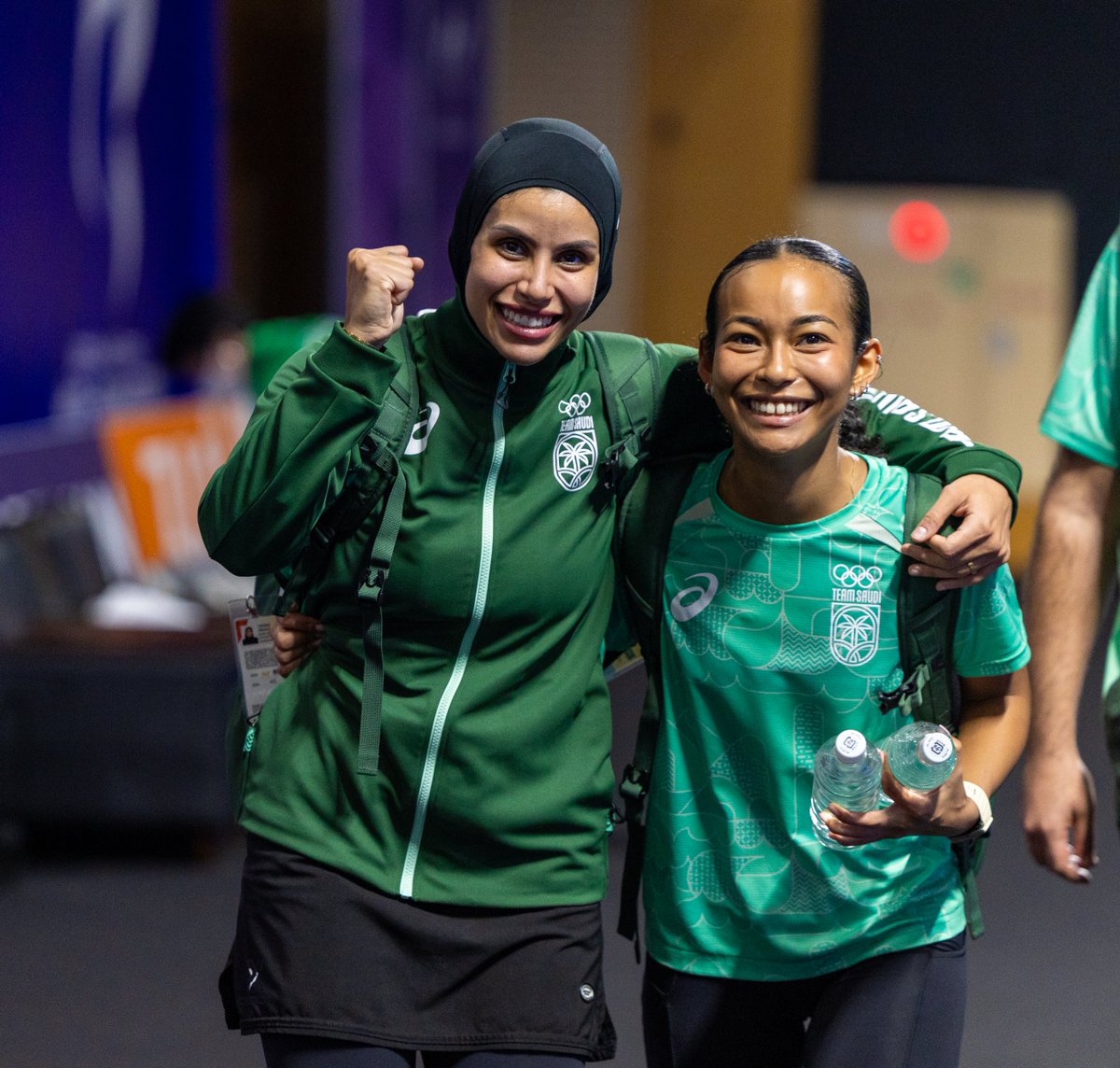 TeamSaudi's tweet photo. بعد لقاء دام ثلاث ساعات .. سيدات البادل إلى ربع النهائي ✅

🏅 | دورة الألعاب الآسيوية العشرين #ناغويا2026
🎾 | البادل

▫️دور الـ 16
ـ 🇸🇦السعودية 2 - 1 تايلاند 🇹🇭

مثّل #فريق_السعودية 🇸🇦
▫️ أريج فارح 🎾
▫️ العنود يماني 🎾

*يُقام ربع النهائي غدًا امام المنتخب الياباني   

#نشجعك 💚