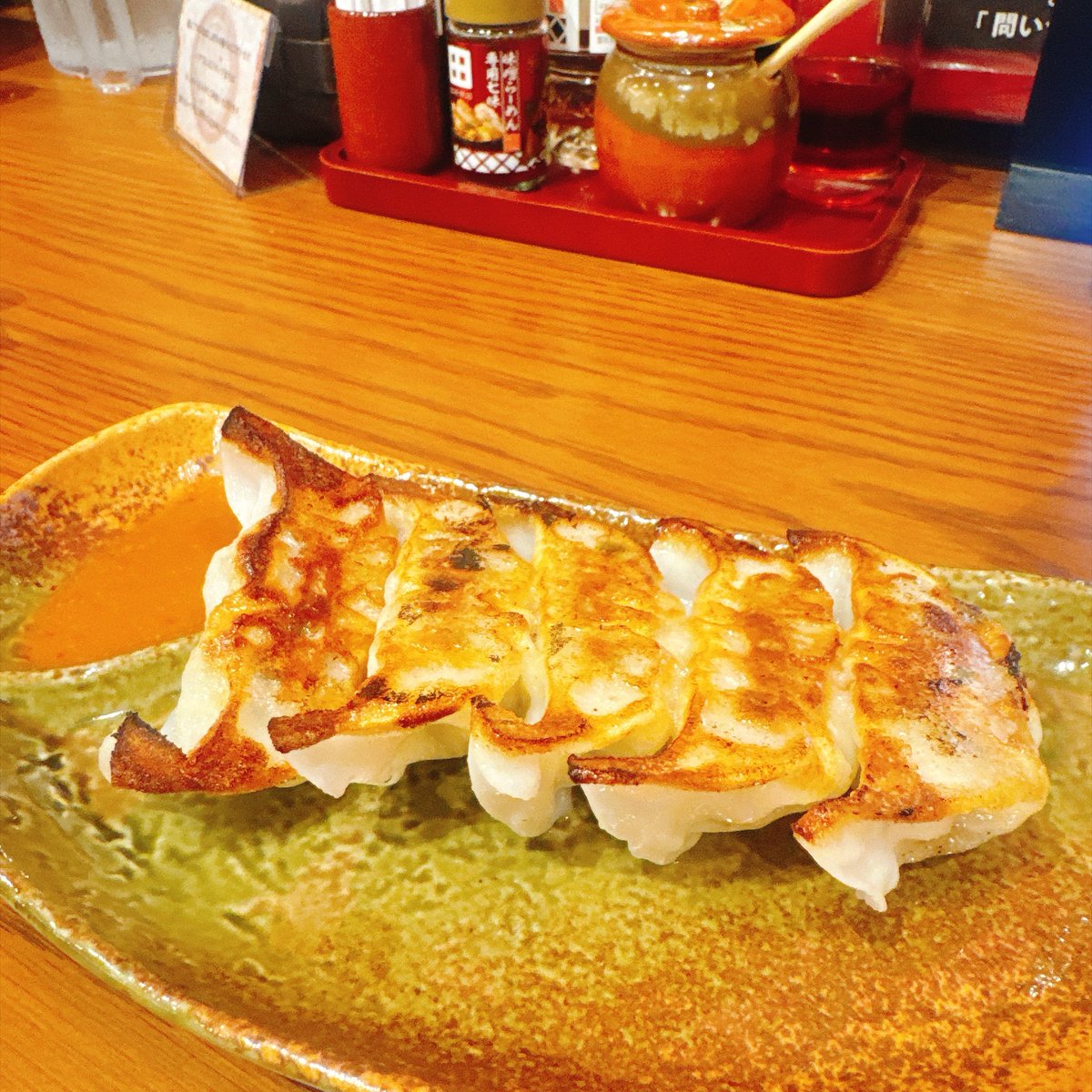 o222KH's tweet photo. みとみの跡地 田所商店
味噌が3種類あるみたいなのでまた行ってみる！餃子うまだった😋 https://t.co/zqdnY4SCgR