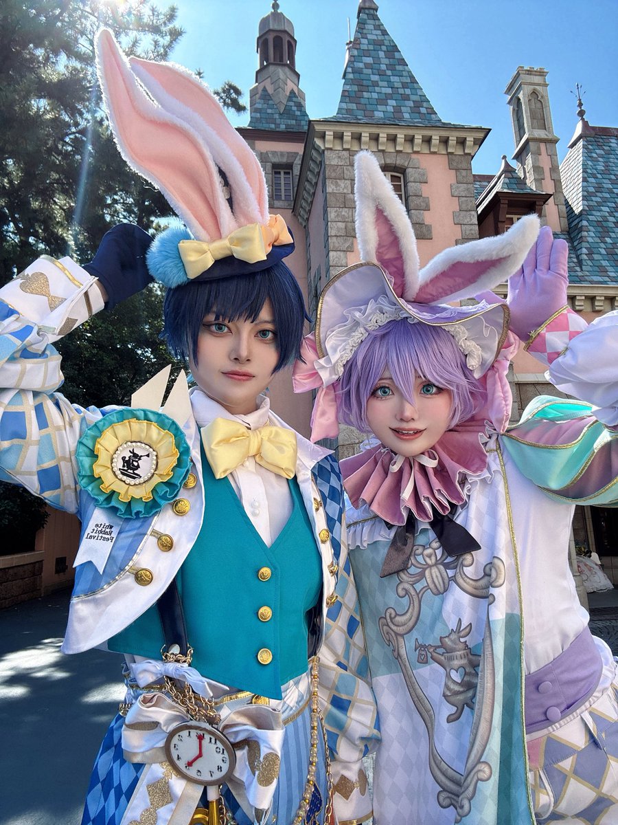 misha_0820's tweet photo. ラビフェス〜♡
た〜っくさん遊んできた！！

#Dハロ仮装
#Dハロ仮装2026
#Dハロツイステ https://t.co/rEsEuuuVKH