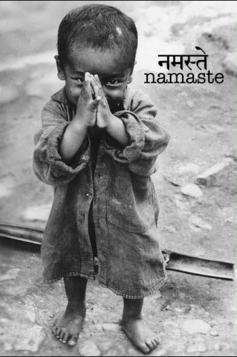 hvgoenka's tweet photo. Photographer Edmonds captured this boy in remote Nepal doing ‘namaste’. The photo became a huge hit. 7 years later, she found him again but now living in poverty. This inspired her to form the Namaste Children’s Fund, helping children in that area to access education. How one innocent greeting helped change so many lives. 🙏