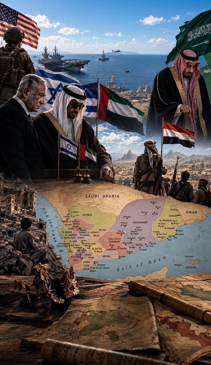 Aleph002's tweet photo. ماذا سيحصل في #اليمن المرحلة المقبلة؟

• الجولة الأخيرة؛ لا حدود، ولا أقنعة
المنتصر سيرسم حدود #الجزيرة_العربية

#الولايات_المتحدة في طريقها للخروج من المنطقة، تاركة الفراغ للكيان الصهيوني بينما تكتفي بالدعم من وراء البحار -إن بقي من عمرها مايكفي-

ملف #اليمن اليوم انتقل من يد #السعودية الى يد حلف #اسرائيل - #الامارات
وهو حلف يعادي كل ماهو اسلامي ويرى السبيل الوحيد لتأبيد اسرائيل هو تأبيد الكيانات "القومية" في المنطقة؛
كما هي الكيانات القائمة في اكثر البلاد العربية اليوم

اما الدور السعودي القائم على رفع الشعارات الاسلامية ودفع الرشاوى المالية فقد انتهت صلاحيته، ولم يعد له مكان في خريطة #الشرق_الاوسط الجديد

الحلف الصهيواماراتي يرى اي شعار اسلامي -بما يشمل السعودية نفسها- عدوًا فطري يجب انهائه واستبداله بالمشروع القومي

في #اليمن يرى أن آخر حجر عثرة في الجزيرة العربية خصوصًا والبلاد العربية بشكل عام هو مشروع #المسيرة_القرانية و #انصار_الله حيث أنه يحمل نواة مشروع إسلامي عالمي قادر على كسر حواجز الأقطار والقوميات 

أما الكيان المسمى ب #السعودية فهو بمثابة جثة مستندة على عصا تنتظر الهزة او دابة الأرض لتسقط 
فبعد أن اعترف بفشله وسلَّم ملف اليمن طوعًا لوصاية #الامارات و #اسرائيل فقد انتهت صلاحيته، وبينما كان يستنجد بهما كآخر حلفاءه قبل أن يقضي عليه الحوثي، أصبح القضاء عليه خطوة في مشروعهما أيضًا.

فنتيجة هذه المعركة لن تخرج عن اثنين:

- انتصار الأنصار وحينها لن يقبلوا سيطرة كيان مسخ كهذا على المقدسات الاسلامية

- تصفية انصار الله وانتصار حلف صهيون 
وحينها تصبح السعودية نفسها آخر عقبة كونها آخر كيان يستند الى شرعية اسلامية وليس على أساس قومي.
وحينها سيبدأ تفكيكها على حساب كيانات "قومية" جديدة

• مسارات الأحداث القريبة المحتملة

1- قد يشن #الانتقالي هجومًا جديدًا على #المهرة و #حضرموت في الأيام القادمة، وهذه المرة لن تحرك السعودية حجرًا

 2- #مأرب أمام ثلاث خيارات
- التسليم الذليل
 - الاقتتال الداخلي
- الجنون الاستراتيجي

3- التسارع نحو اقامة #دولة_الجنوب_العربي كفأر تجارب لمشروع اقليمي أكبر؛ فصهيون يرى أن مشروع  #إسرائيل_الكبرى لا يمكن أن يرى النور بدون #دولة_الشرق_العربي و #دولة_الحجاز_العربي و #امارة_نجد