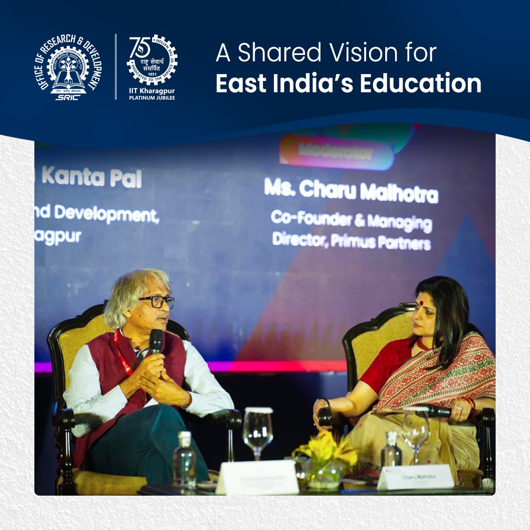 OfficeofRnDIIT's tweet photo. East India's Education Legacy 🎓

At #Digii100x East India, Prof. Surjya Kanta Pal, Dean, R&amp;D, @IITKgp, joined Dr. Dhriti Banerjee, Director, @ZSIofficial, and Prof. Malabika Sarkar, Mentor, TCG CREST, to discuss the region's educational journey and the next leap. https://t.co/4yIxfEjfuF