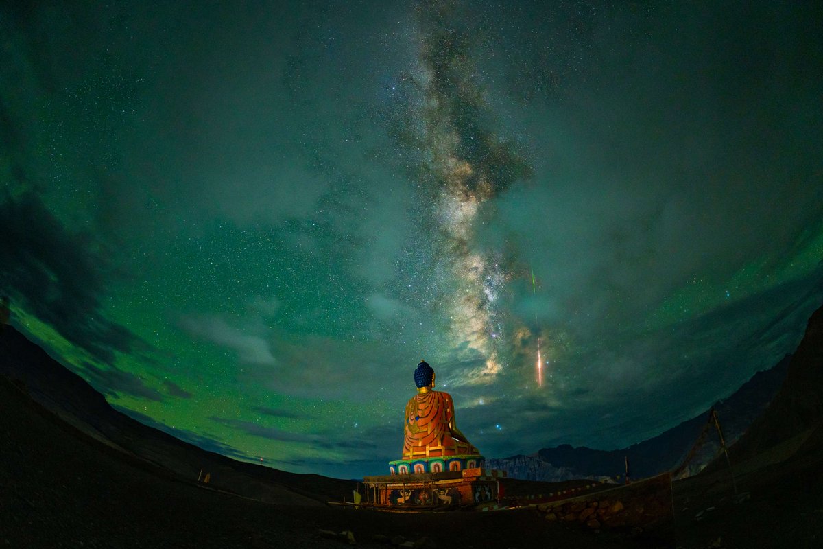 Sigma_India's tweet photo. An entire mountain range framed through the mouth of a cave, stars scattered like static across an open field. Vijai Basker (@vijai_basker_jai) shot this entire astrophotography series on the SIGMA 15mm F1.4 DG DN | Art (Diagonal Fisheye).

A 180° angle of view held the Milky Way and the landscape beneath it together in a single frame, while an F1.4 aperture, the world's first for a full-frame diagonal fisheye, resolved individual stars sharp across the entire image, even wide open. A Manual Focus Lock switch kept focus locked once set, and a dust- and splash-resistant magnesium alloy build handled a full night shoot in the open.

The SIGMA 15mm F1.4 DG DN | Art (Diagonal Fisheye).

#SIGMA #SigmaIndia #Sigma15mmFisheye #ArtLine #Astrophotography