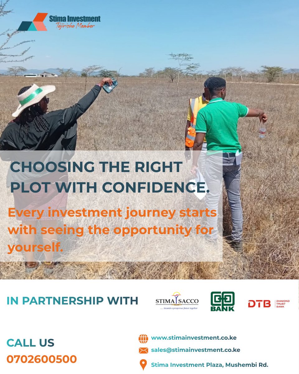 stimaInvestment's tweet photo. Accelerating industrialisation starts with investing in land, creating opportunities & building communities that support sustainable economic growth.
We believe in building opportunities for a brighter future.
#AcceleratingIndustrialisation #StimaInvestment https://t.co/3cRZlc4Gb6