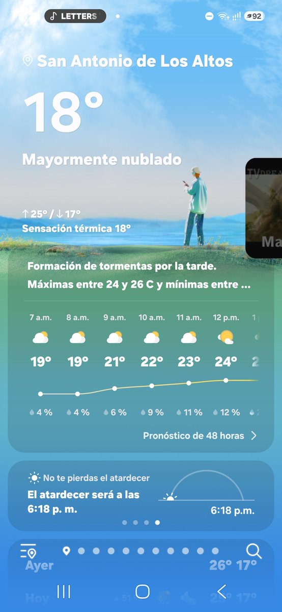 jmla1958's tweet photo. #Hoy
#30Sep 
#Tiempo 

🕖  ➡️  🕛  🌥

🕛  ➡️  🕒  🌦

🕒  ➡️  🕔  ⛈️  ☔️

🕔  ➡️  🕕  🌧

🕕  ➡️  🕖  ☁️

🌆  ➡️   6:18 p.m.

🕖  ➡️  🕛  🌙☁️  🛌

#ClimaHoy #PronosticoDelTiempo #EstadoDelTiempo #Weather #SanAntonioDeLosAltos #AltosMirandinos 
@weatherchannel 
@ajcaleca https://t.co/Qf3E66021P