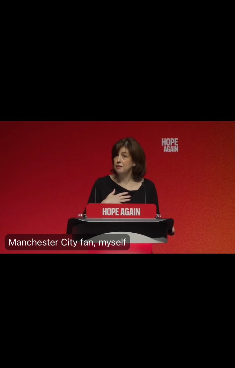 Mercado_Ingles's tweet photo. 🚨🗣️ 𝗔𝗛𝗢𝗥𝗔: La Secretaria de Educación de Reino Unido y fan del Manchester City Lucy Powell: 

"Puedo decirles a todos esos fans del Manchester United que han estado regodeándose toda la semana - siguen siendo una mierda y lo saben". https://t.co/J3os6oz4PE
