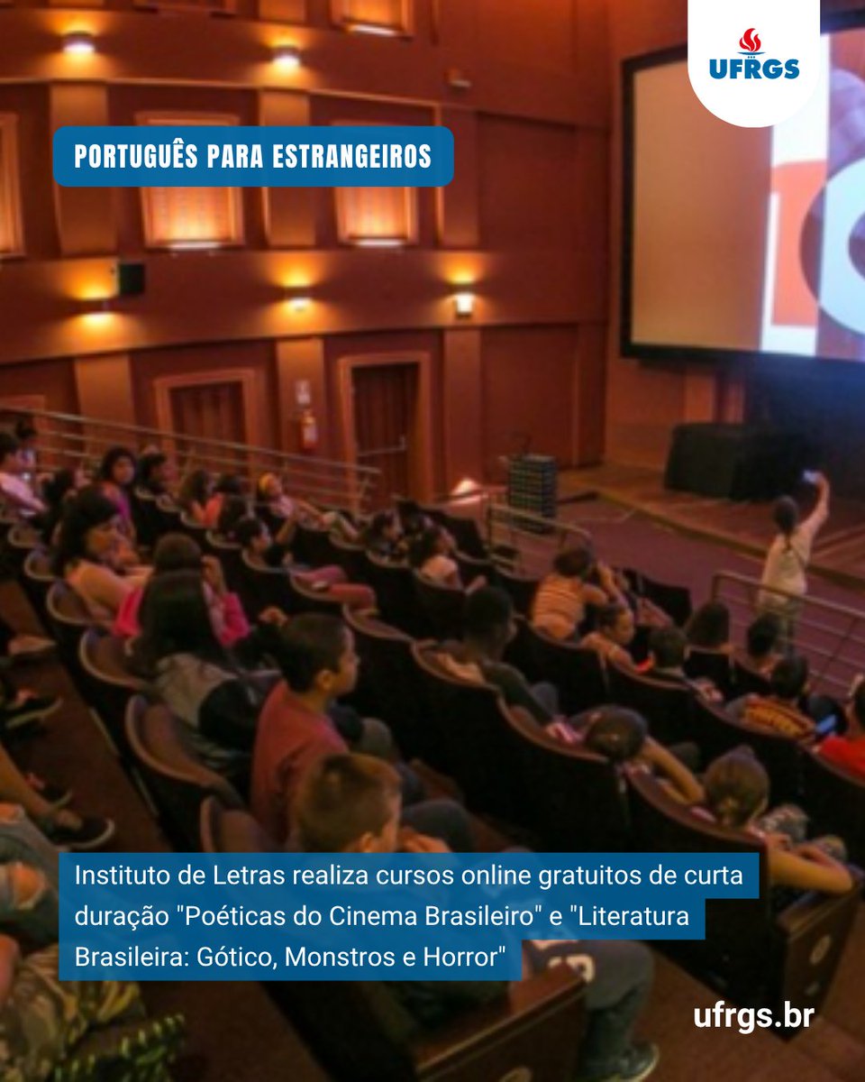 ufrgsoficial's tweet photo. Estão abertas as inscrições para dois novos cursos gratuitos de curta duração de Português como Língua Adicional, promovidos pelo Instituto de Letras da UFRGS.
Saiba mais https://t.co/1ruJULVG9Y https://t.co/Su5M9sW8X3