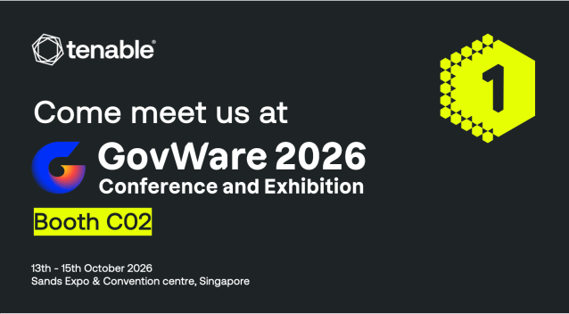 Art_Capella's tweet photo. Visit us at GovWare 2026, Booth C02, to see the latest advancements in exposure management - from agentic AI, surviving the #Vulnami and getting your security program #Mythos-ready! Register now: https://t.co/Xn02pELf4F https://t.co/NlgezWD1Mj