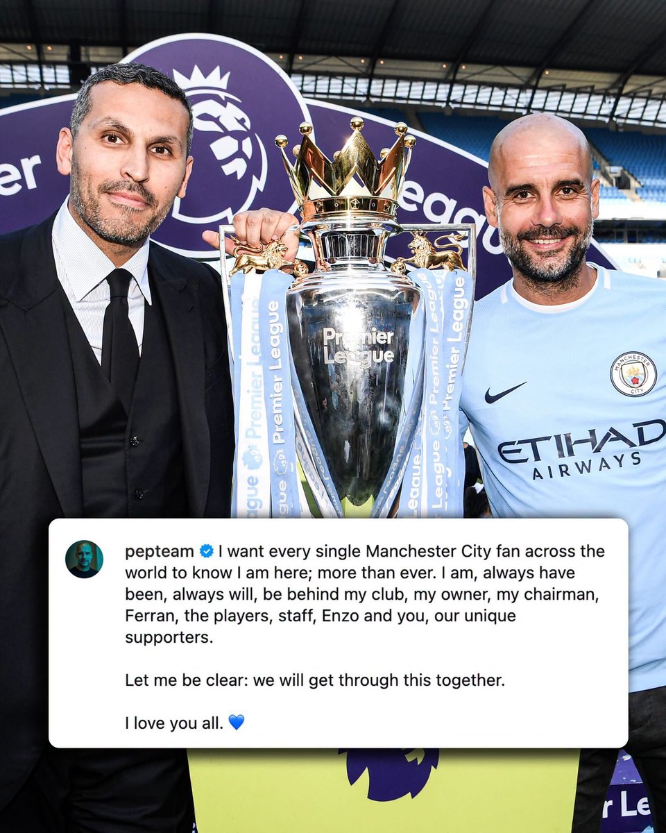 TheBlueDodger's tweet photo. I find this statement extraordinary from Pep Guardiola in the face of the verdict we had communicated to us yesterday. We all know what he said in 2022 if Man City were found guilty. 

One can only assume he knew exactly what was going on all those years. 

Fraudiola. https://t.co/V9JO3qMuLd