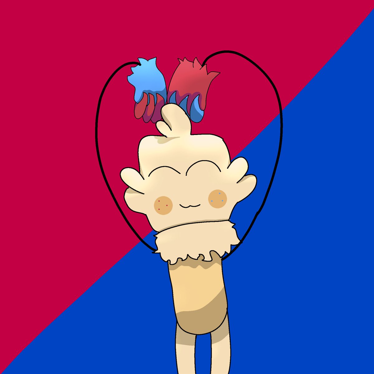 tangamapia's tweet photo. Goob ❤️💙

#dandysworldgoob #dandysworld #dandysworldart #dandysworldfanart https://t.co/rAQh8JaI5E