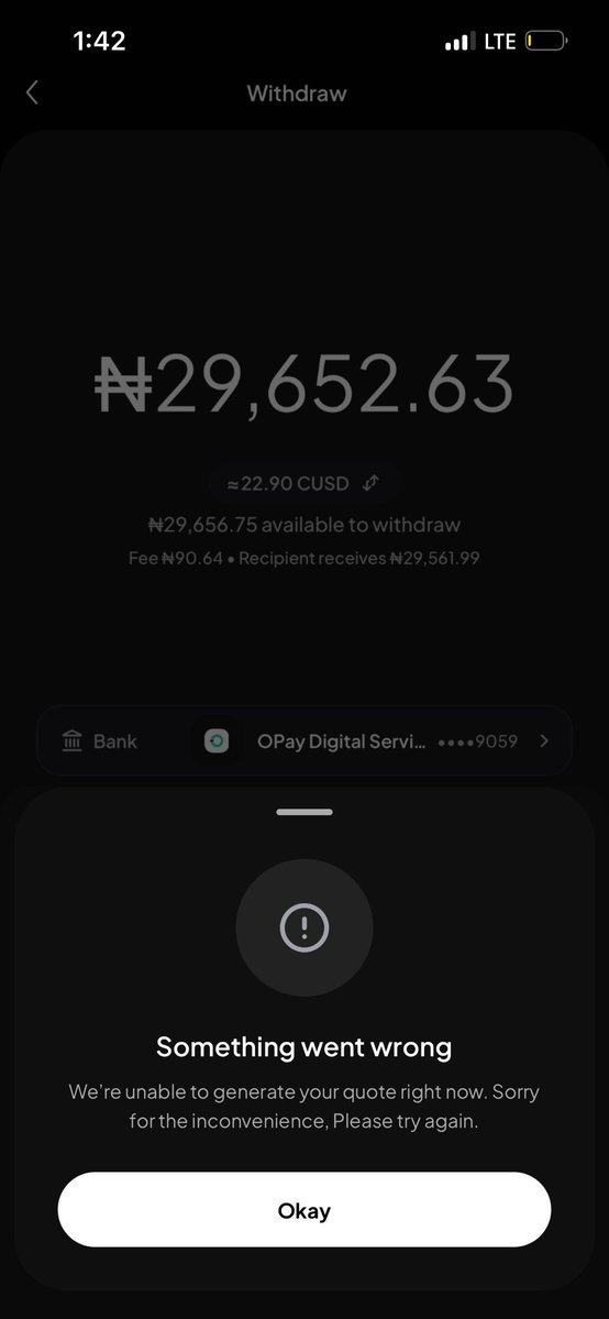 bigtee_excels's tweet photo. Even after the update the errors and bug aren’t been rectified, kindly review and resolve 

Username: bigtee72
@CeliaWallet @Celia_HelpDesk https://t.co/ODX6o0CIpb
