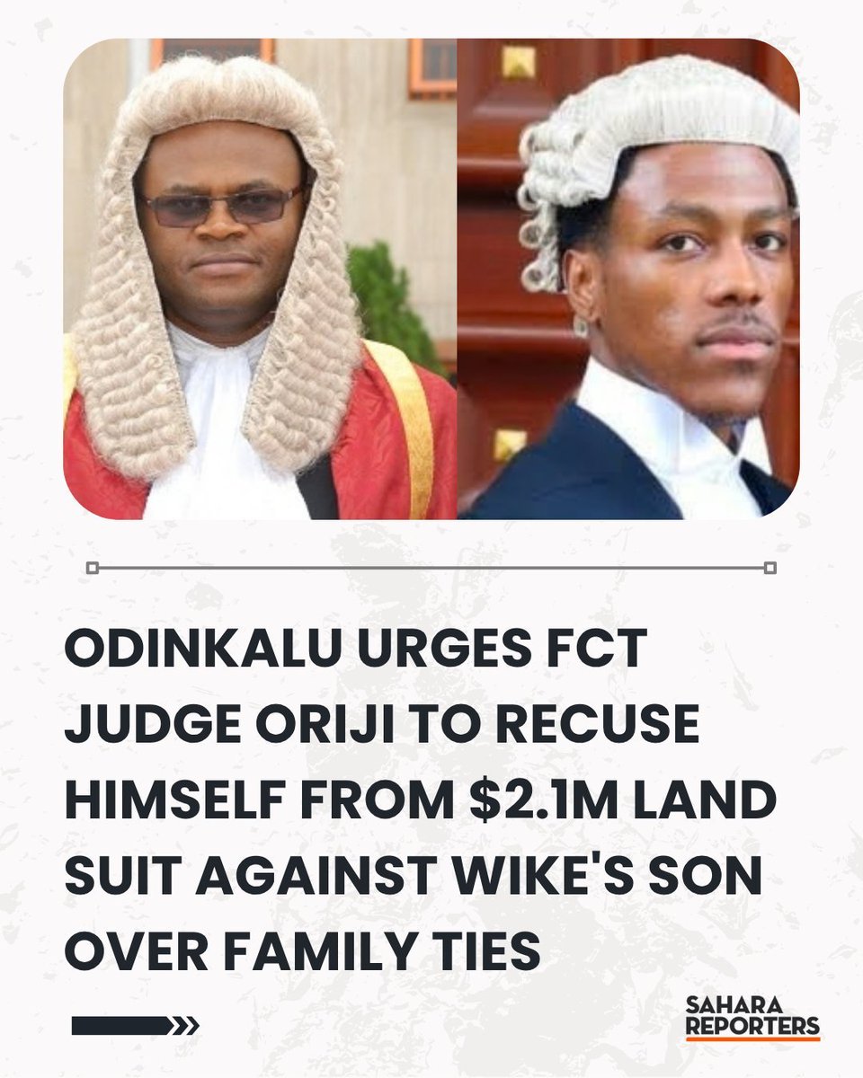 ChidiOdinkalu's tweet photo. By accepting & continuing to preside over the proceedings involving the allegations of land scamming by Jordan @GovWike at the @fcthighcourt, Sylvanus Oriji knowing violates Rule 12(d)(iii) of the @njcNig's #CodeOfConduct for Judicial Officers in #Nigeria. He has a duty to recuse himself.

Effectively, this is a case of the Chief Judge of @fcthighcourt asking & allowing the Wike family to pick & choose their own safe pair of judicial hands on the bench of the court. It is a judicial comfort guarantee.

No matter how anyone looks at it, this creates an assurance of a pre-determined outcome. Courts are not meant to function like this.