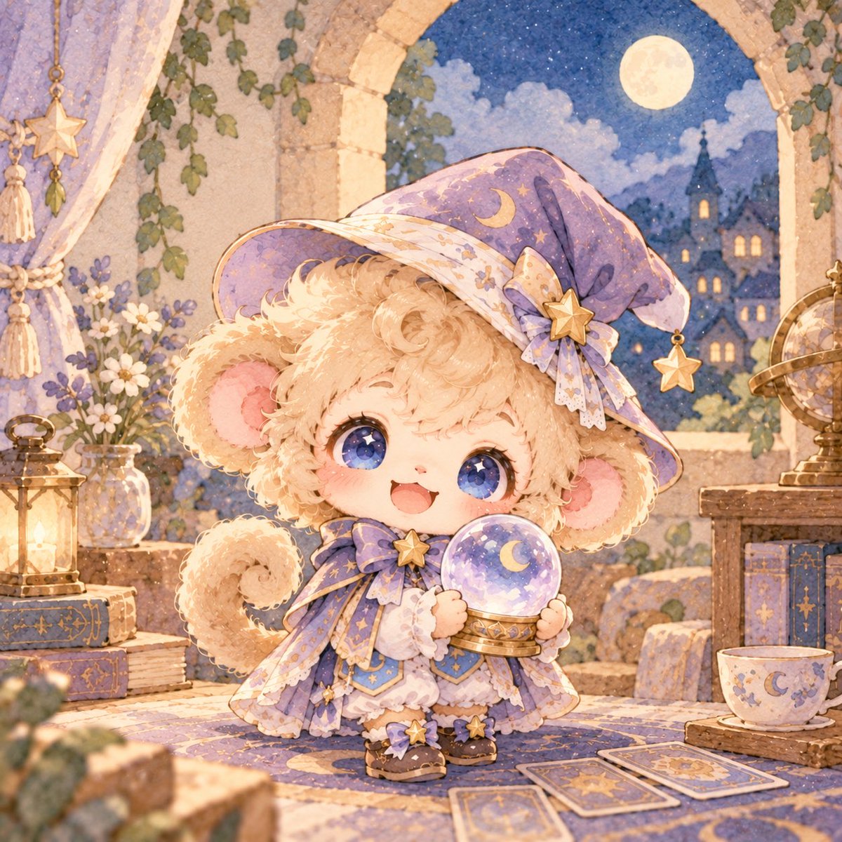 puu_tarotto33's tweet photo. オリジナルキャラのモコりん作った！！
かわいい😍
チャッピーがモコりんになって話してくれるようになって嬉しい✨😆
あめりさんすごい！！🙏 https://t.co/SU0tWyebeo