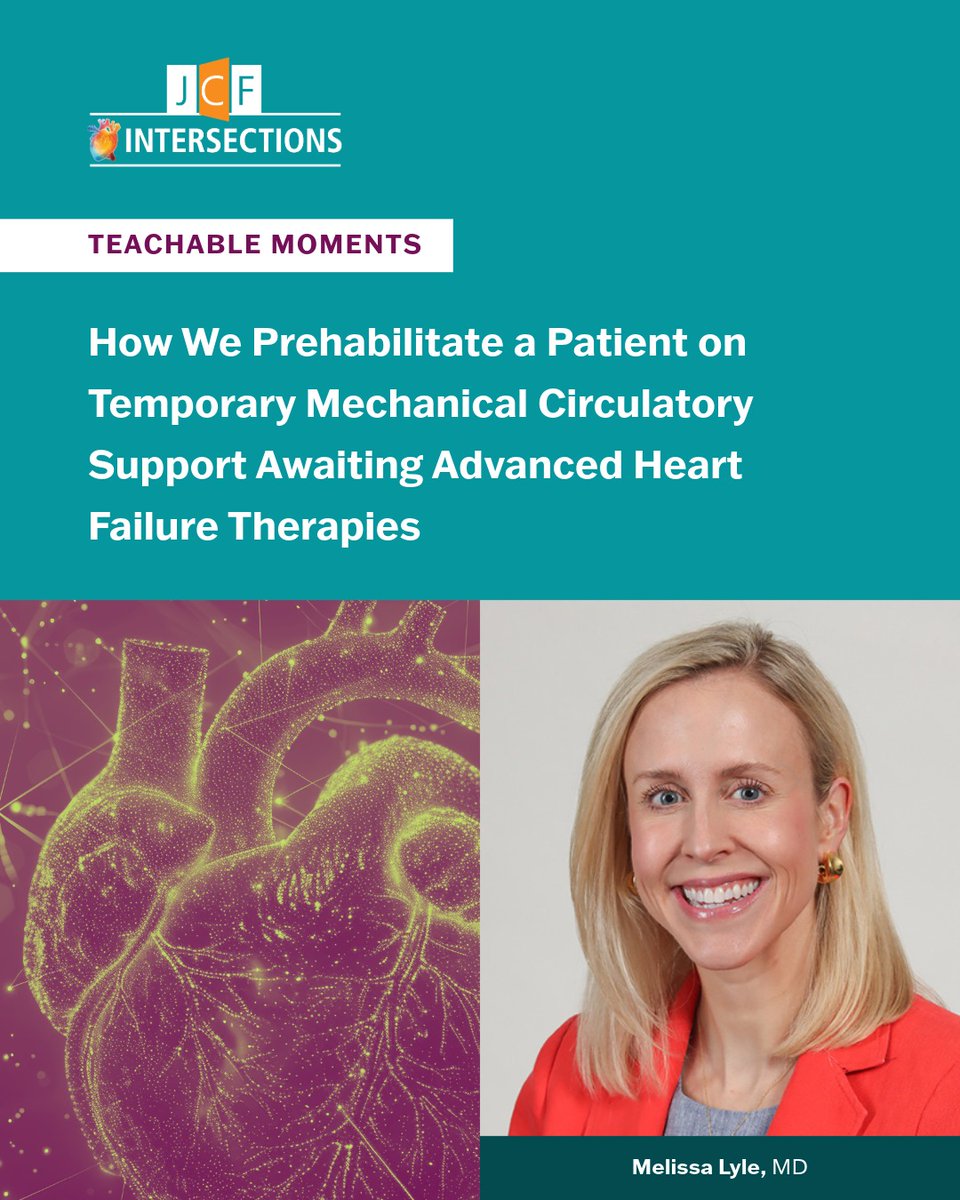 JCFINT's tweet photo. 💪 What if time on temporary MCS wasn't just spent waiting for LVAD or transplant, but preparing for it?

This Teachable Moments article explores “prehabilitation”: building physical, psychological &amp; emotional readiness for advanced HF therapies. 🫀

🔗 https://t.co/7WSQRyj1Ta https://t.co/IZgnj198K7