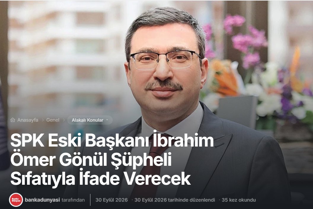 ICanAdvisory's tweet photo. Mehmet Şimşek’in “Bazı fonlarda manipülasyon yapıldığını biliyoruz” dediği 4 Kasım 2025’te, Sermaye Piyasası Kongresi’nde SPK Başkanı ile öğrencilerimin yanında görüşerek kendisine “borsa manipülasyonu uyarısı ve çözümü” sundum.

Kendisi ise “Finansal okuryazarlık olursa kimse dolandırılmaz” dedi.

Yapay zekâ destekli çözümüm, istendiği takdirde, finansal piyasalardaki manipülatif işlemleri çok kısa sürede tespit etmeye ve sonlandırmaya yardımcı olabilirdi.

Böylece suçtan elde edilen gelirlerin kamuya kazandırılması, yatırımcıların korunması ve Borsa İstanbul’da gerçek değerinden uzaklaşmış hisselerde adil fiyat oluşumunun desteklenmesi mümkün olabilirdi.

Ancak bu çözüm de tıpkı Finansal Sürdürülebilirlik Derecelendirmesi gibi yıllardır kullanılmak İSTENMİYOR!

Çözümler var ama tek sorun çözümlerin geri çevrilmesidir. Bu da TCK m.127 kamu görevini kötüye kullanma suçudur. 

Bilim, hukuk ve etik temelli çözümlerin finansal sistemde gerçekten uygulanıp uygulanmayacağı meselesidir.

Ve asıl sorgulanması gereken de budur.

Bunu burada da sayısız kez paylaştım. Ancak 500 bin yatırımcının 50’si bile beğeniyle destek vermedi. Şimdi bunu söylediğim yatırımcılar bana kızmak yerine geç de olsa arkamda dursun ki Türk Milleti hak ettiği refahı geç de olsa yaşamaya başlasın.

Türkiye’nin refahı; GERÇEK bilim insanlarının, teknokratların ve finansal yönetim danışmanlarının bilgi ve uzmanlığından yararlanılmasıyla mümkündür. Bunun için de bu kavramların anlamını doğru öğrenmek; liyakat, etik ve hukuk ilkelerinden asla taviz vermemek gerekir.