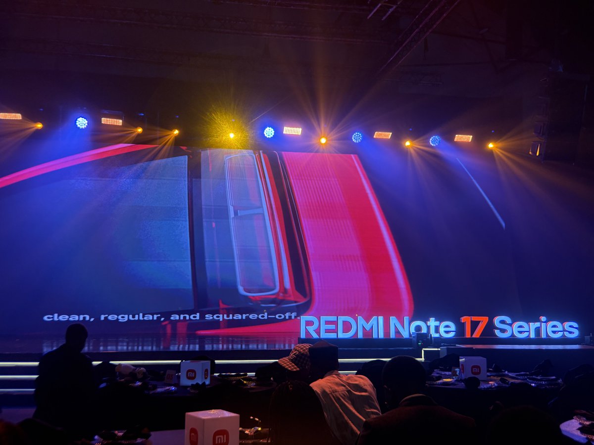 OtTonyye's tweet photo. What do you think about the cost of the Redmi Note 17 series with what it offers?
Titan Quality Durability✅
Battery longevity✅
4 years of Android support & 6 years of security patches✅
#XiaomiFansNigeria
#XiaomiFansAtLaunch
#REDMINote17Series
#REDMI https://t.co/EFDvYj1P6a