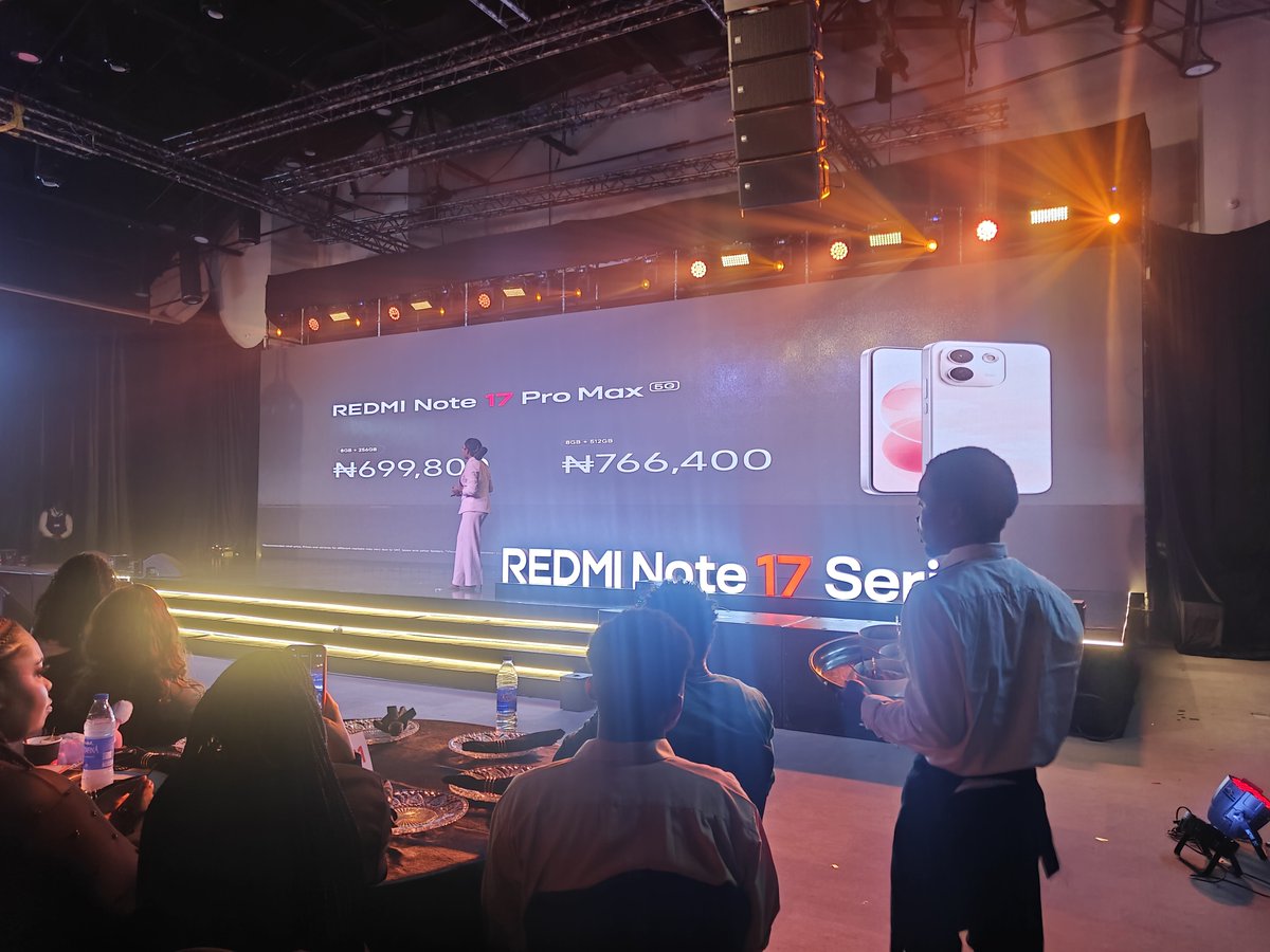 OtTonyye's tweet photo. What do you think about the cost of the Redmi Note 17 series with what it offers?
Titan Quality Durability✅
Battery longevity✅
4 years of Android support & 6 years of security patches✅
#XiaomiFansNigeria
#XiaomiFansAtLaunch
#REDMINote17Series
#REDMI https://t.co/EFDvYj1P6a