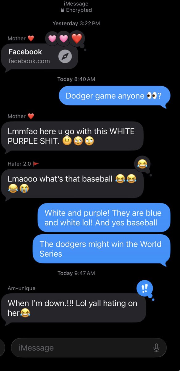 iamjanique_'s tweet photo. I’m the only one in my family who likes baseball 😬😭! #Dodgers https://t.co/mGgEnDHRFY