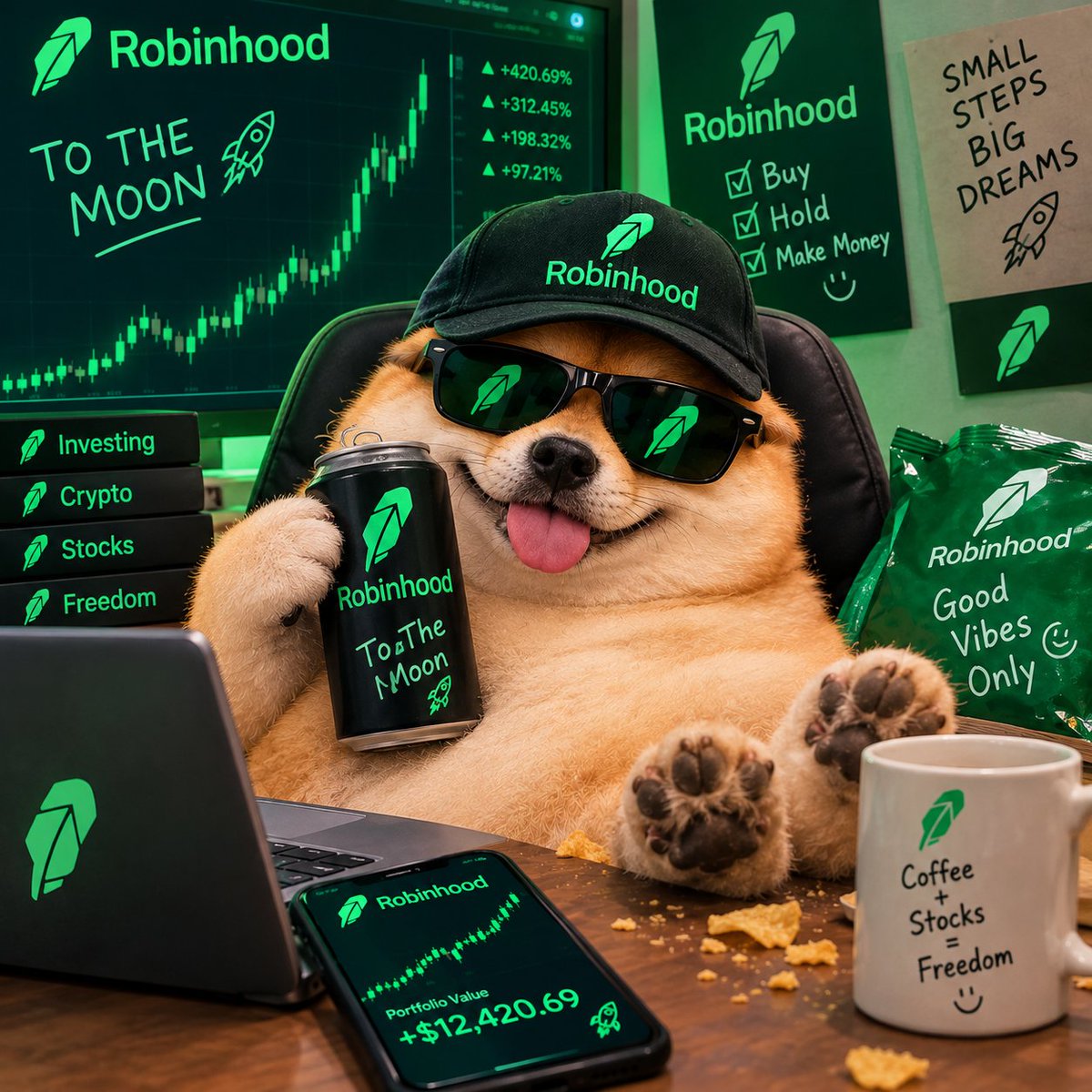 RHintelligno's tweet photo. @RobinhoodApp We love this man make a lot of robinhood , 

The RH intelligent will launching today on @ponsdotfamily 
The CA is about to send in the next post follow us for more information https://t.co/K6VbUALT5p