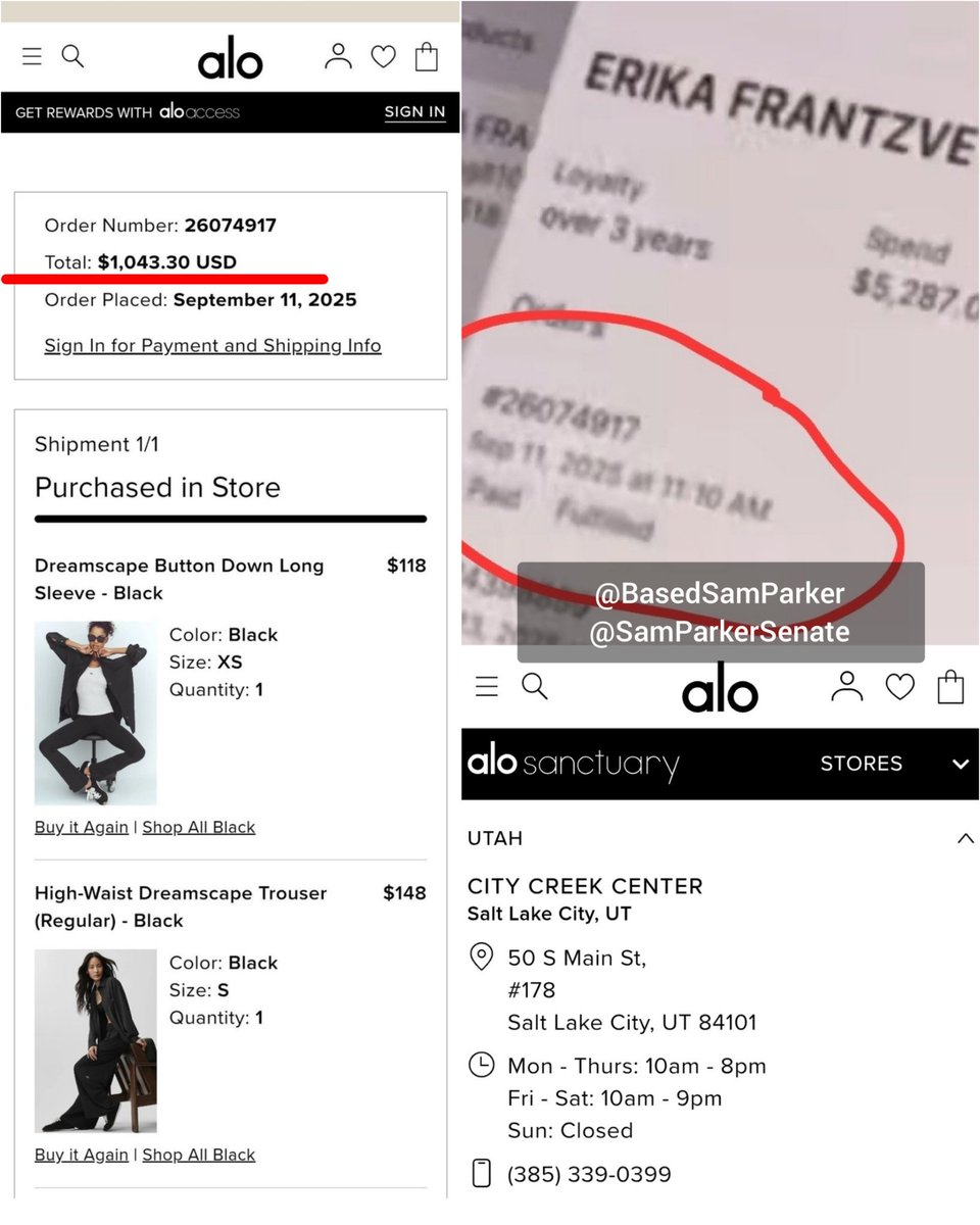 BasedSamParker's tweet photo. So, Erika Kirk can buy a $1000 outfit the morning after the ass*ssination, but with months of lead time can't find anything else that fits besides the glitter suit? https://t.co/vSpCsewYgX
