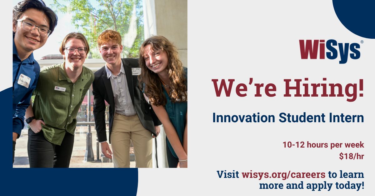 wisystto's tweet photo. We're hiring! We're looking to hire an innovation student intern to help with our IP &amp; licensing team. Learn more about the position and apply today: https://t.co/p5YCD5qEKW https://t.co/wtA0Ad4rXY