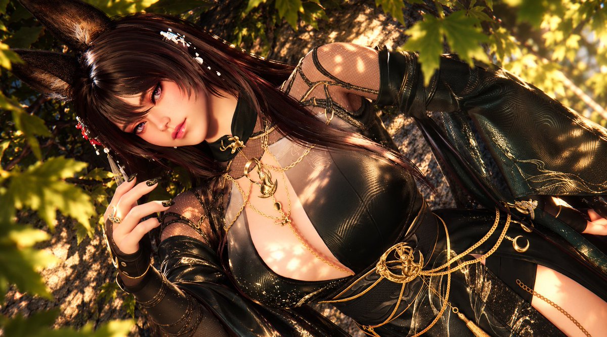 Majinladydragon's tweet photo. AMAGI — ARMAGEDON 🦊🔥
 Once Human 
 When beauty meets destruction… 💥
#OnceHuman #Amagi #AzurLane #StellarBlade #OnceHumanCreation #CharacterCreation #VirtualPhotography #GamePhotography #Armagedon #GamingPhotography https://t.co/lSH1iujqjQ