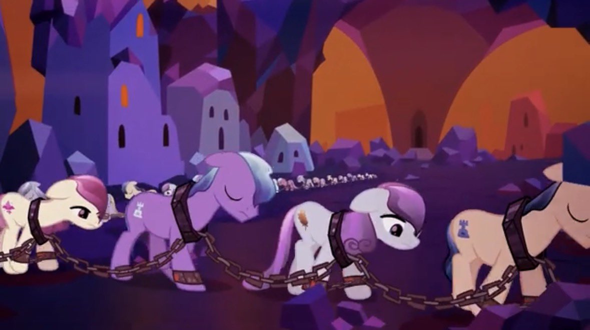 ElleKahler's tweet photo. @Zoiiinks @realspidey002 @DoodlesInky Like while the og reply is a huge stretch, slavery has been depicted in the show before so it’s not an insanely shocking new concept- https://t.co/xvXDUCTq75