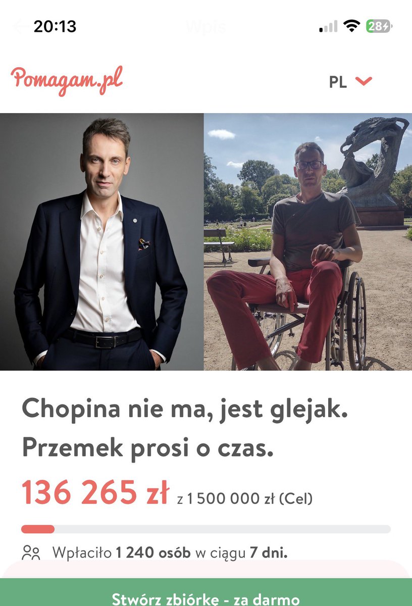 8isieniebac's tweet photo. https://t.co/ncAFUKr31s nie zatrzymujmy się wtedy gdy od nas zależy kolejny dzień drugiego człowieka. Każda złotówka daje szansę Przemkowi na wydłużenie życia- to jest tak smutne ale dla niego bardzo ważne - nigdy nie zawodzimy i tym razem bądźmy razem ‼️ https://t.co/BIl4GFt3RZ