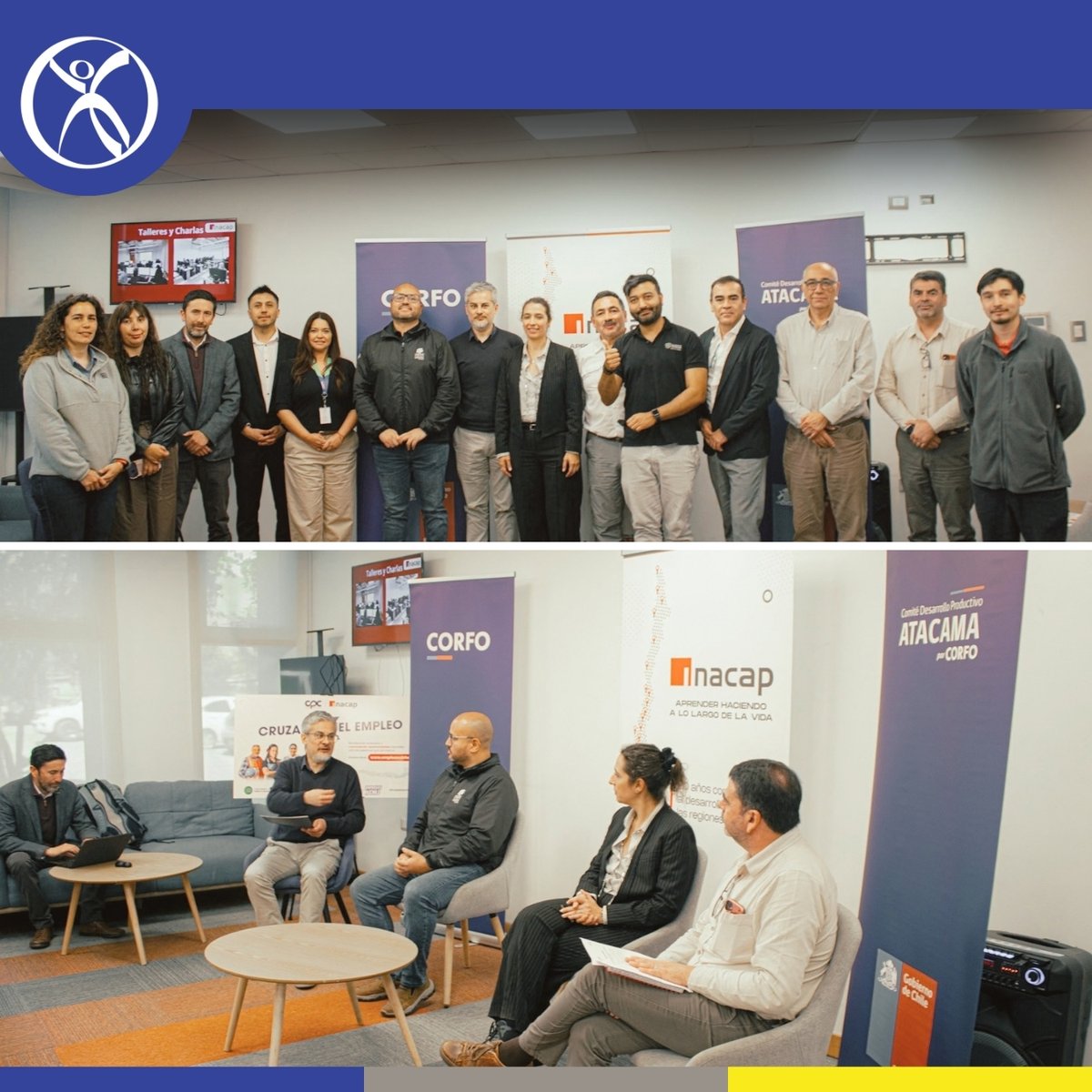 GedesChile's tweet photo. 🚀 Participamos en el Encuentro de Proyectos de Ecosistema de Emprendimiento de Corfo Atacama, una instancia que reunió a ejecutores para compartir iniciativas, avances y experiencias.
🤝 Seguimos fortaleciendo la colaboración y el desarrollo regional.
#Gedes #Viraliza https://t.co/T3yBgSlLld