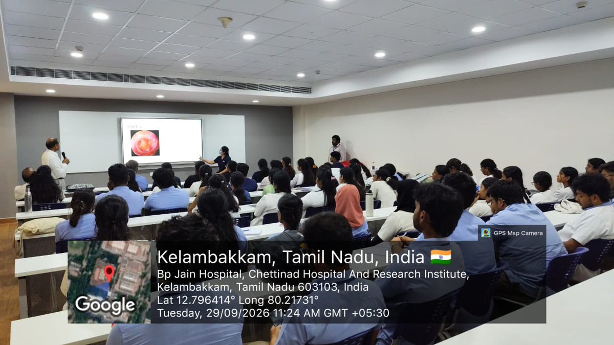 chettinad_univ's tweet photo. 👂 CHRI hosted a guest lecture on “Surgically Correctable Hearing Loss Disorders” by Dr. Gowri Shankar, offering valuable insights into advanced otological practice.
#WorldDeafnessWeek #Otology #ENT #CHRI https://t.co/GjCQoQ8q6Z