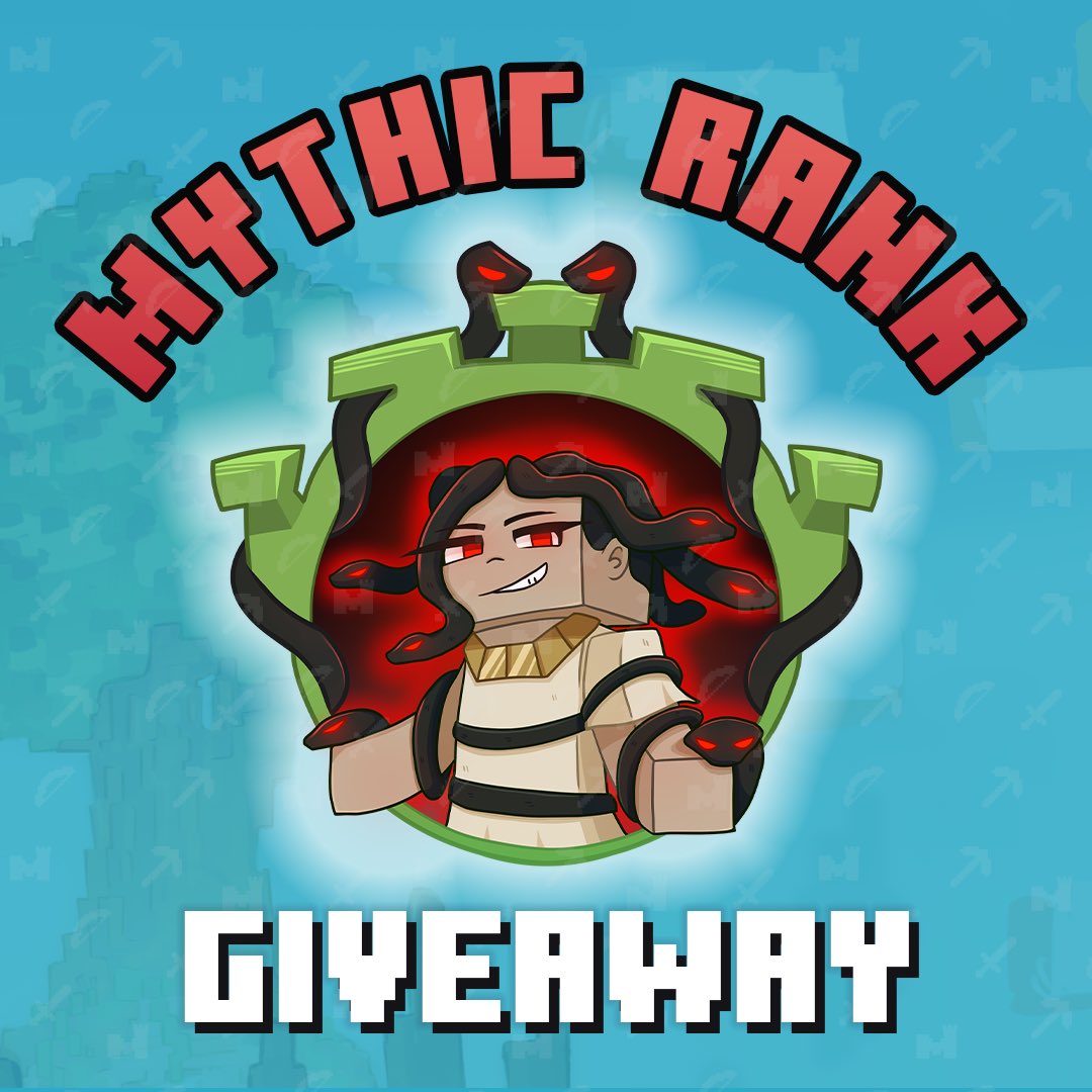 Mineplex's tweet photo. Mythic Rank Giveaway 🎉

To enter: ❤️ Like + Retweet 💬 Reply with your Minecraft IGN

Ends October 5th. Winner will be contacted via DM. Full perks: https://t.co/xwKuPho6US https://t.co/VR6ADXAZ9E