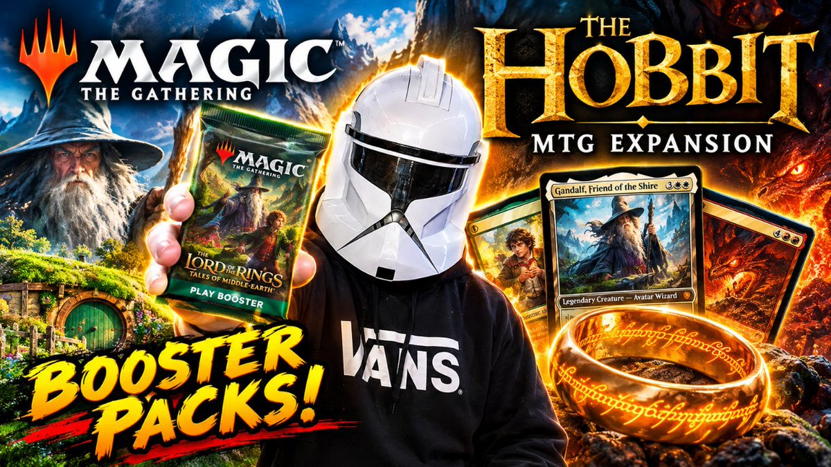 DJDrDoodles's tweet photo. NEW VIDEO ALERT!
https://t.co/SYjf5caTTK
#MTG #THEHOBBIT #UNBOXING https://t.co/8UTcZNPU8i