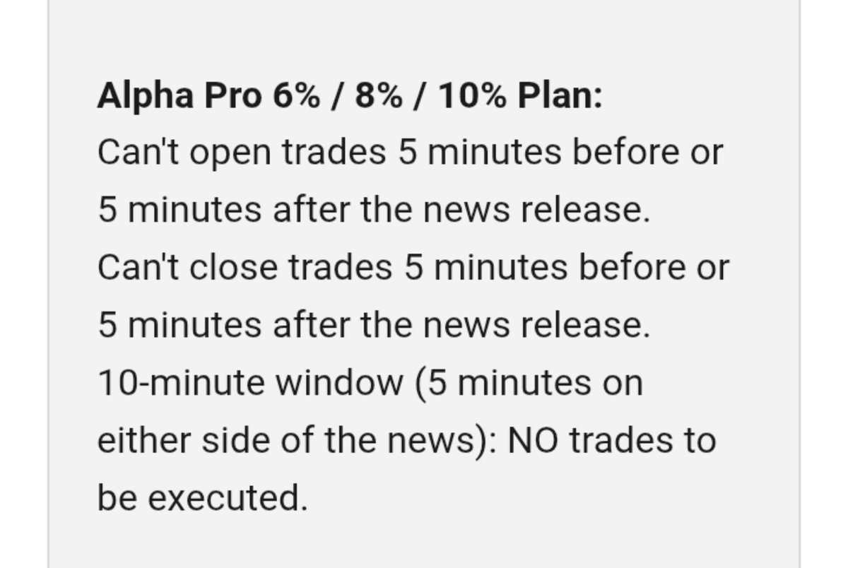 Rohitfx315's tweet photo. PAYOUT REJECTED 🚨
@AlphaCapitalUK

 News Window violation.

📌 Trade opened: 13 minutes before the news
📌 Trade closed: 5 minutes 45 seconds after the news

the position was opened before the 5-minute news window and remained open until 5 minutes 45 seconds after the news. https://t.co/PYBhWYYm7Y