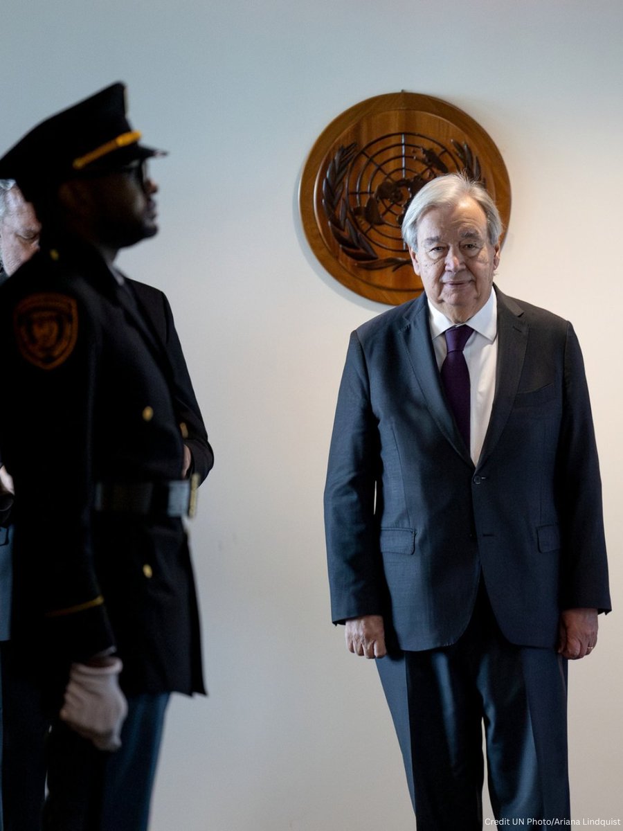 antonioguterres's tweet photo. A heartfelt thank you to everyone who has contributed to #UNGA high-level week – from colleagues in New York &amp; abroad to participants, activists &amp; supporters.

I am proud and grateful for their work. https://t.co/5xEybqCHrw