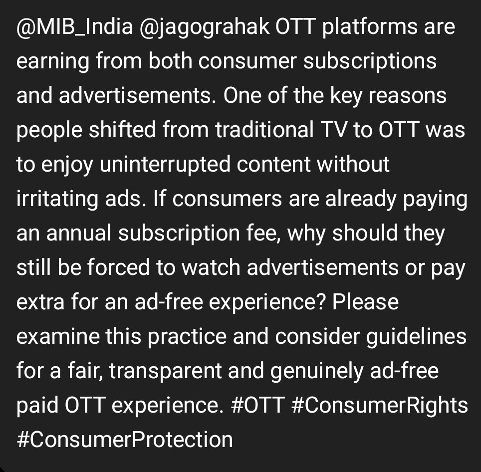 SohamRoyM's tweet photo. @MIB_India @jagograhakjago https://t.co/MJn8B37w66