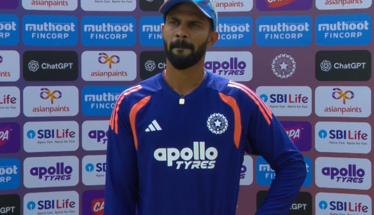 pratyush_no7's tweet photo. Ian Bishop 🗣️ — “You had a hundred in your last ODI coming into Thiruvananthapuram. How's your form ?”

Ruturaj 🗣️ — "That was long way ago to be honest. In between there were lots of other matches. So different situations, different conditions. I was batting at a different number. And coming back into the INT level after long time there was so much nurvousness. So it was much better to just go there and hang around a bit.”