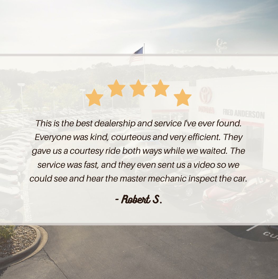 ToyotaAsheville's tweet photo. Kind, efficient service can make all the difference. 🔧⭐ We’re proud to make every visit as convenient as possible while keeping our customers informed throughout the process!
#FredAndersonToyota #AshevilleNC #5StarReview https://t.co/93TiySksrJ
