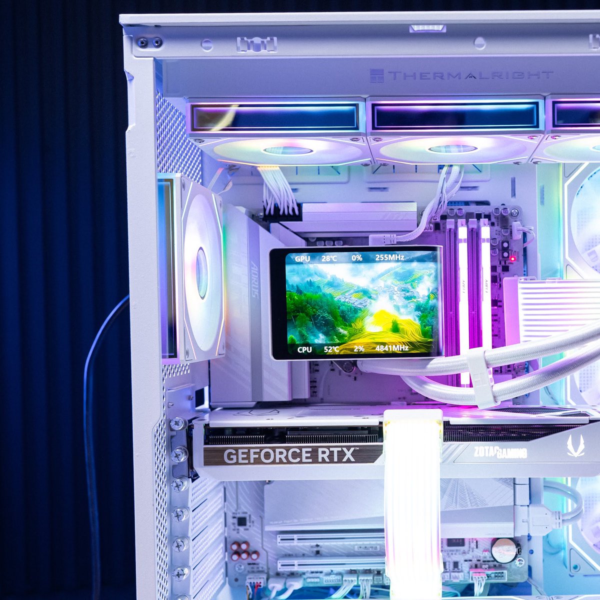 ZOTAC_USA's tweet photo. Can't stop admiring this unmatched beauty equipped with the ZOTAC GAMING GeForce RTX 5080 SOLID OC WHITE EDITION.
π· IG: https://t.co/ajzofpdsc8
#RTX5080 #RTX50 #SOLID #OC #Tech #GPU #PCBuild #GamingPC #PCHardware #PCComponents https://t.co/wE1EDE4dfu