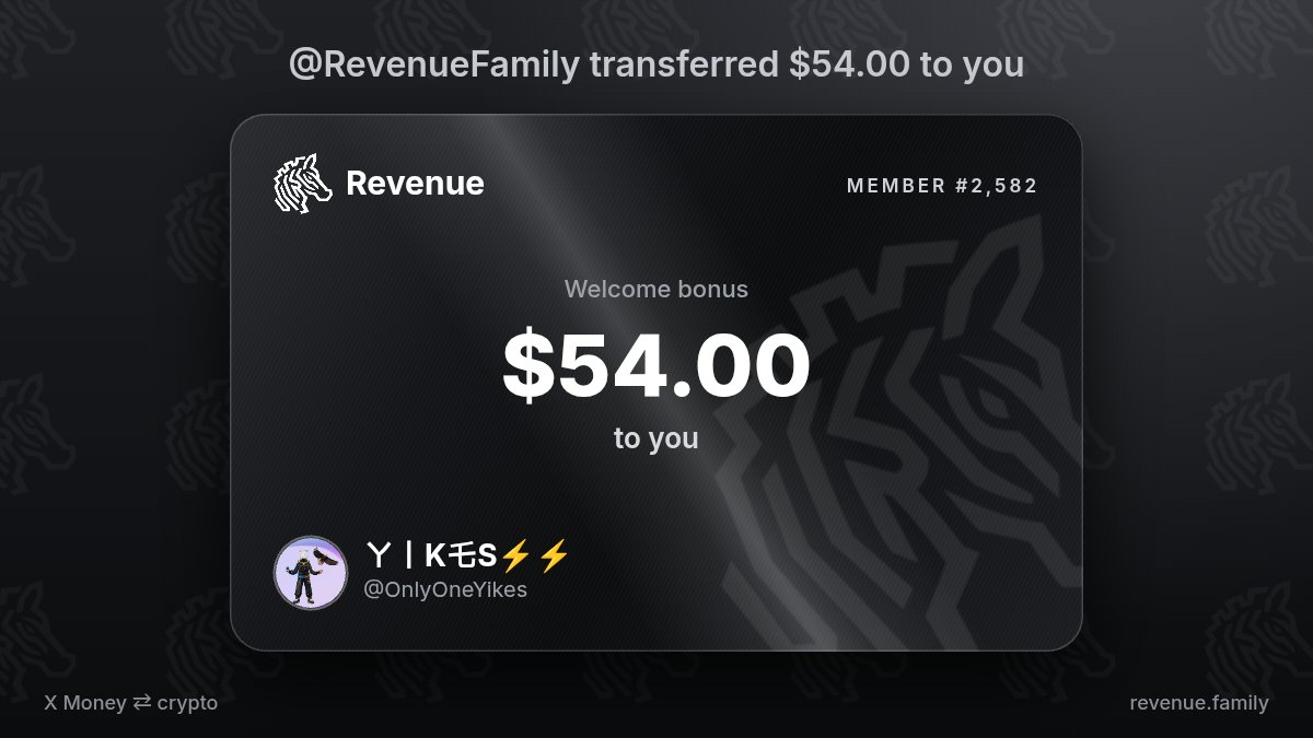 OnlyOneYikes's tweet photo. @RevenueFamily I can confirm $54.00 from @RevenueFamily https://t.co/eqhRAcPG44