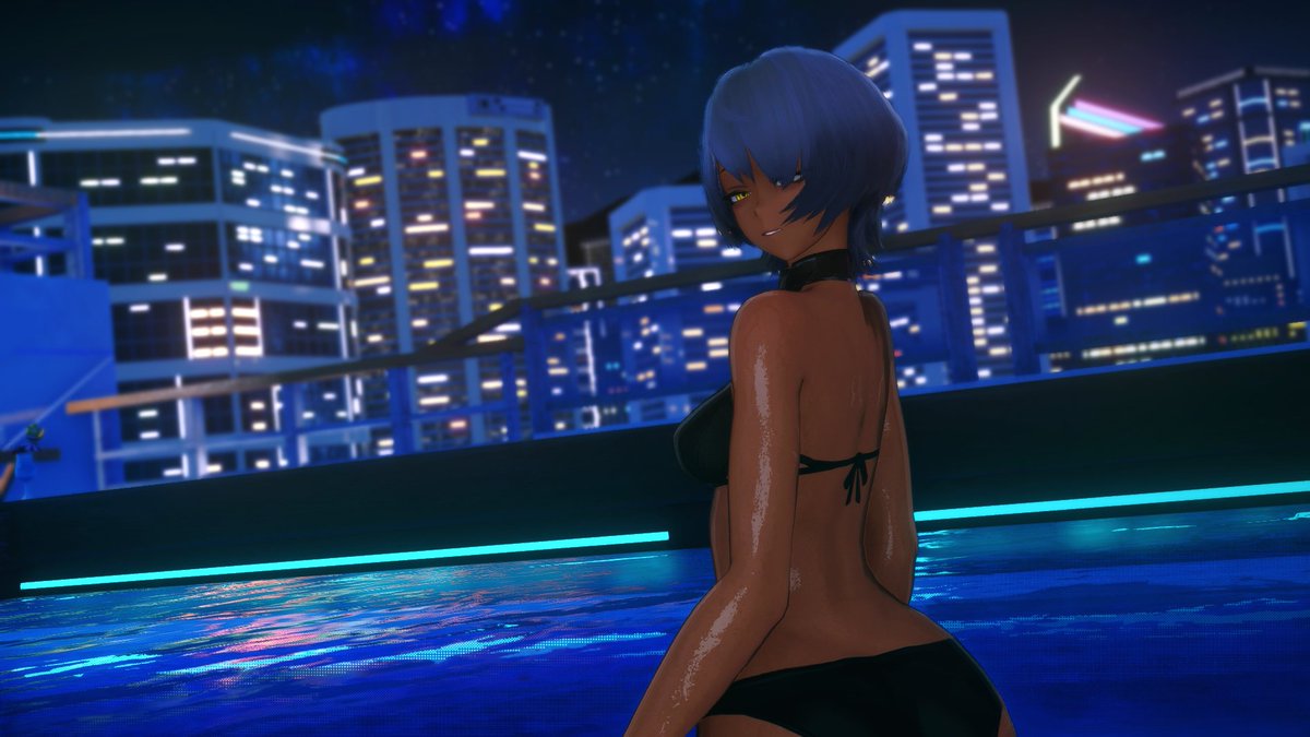 silvemz58's tweet photo. "Midnight swimming is just the best isn't it..?" https://t.co/M3h6Inurjy