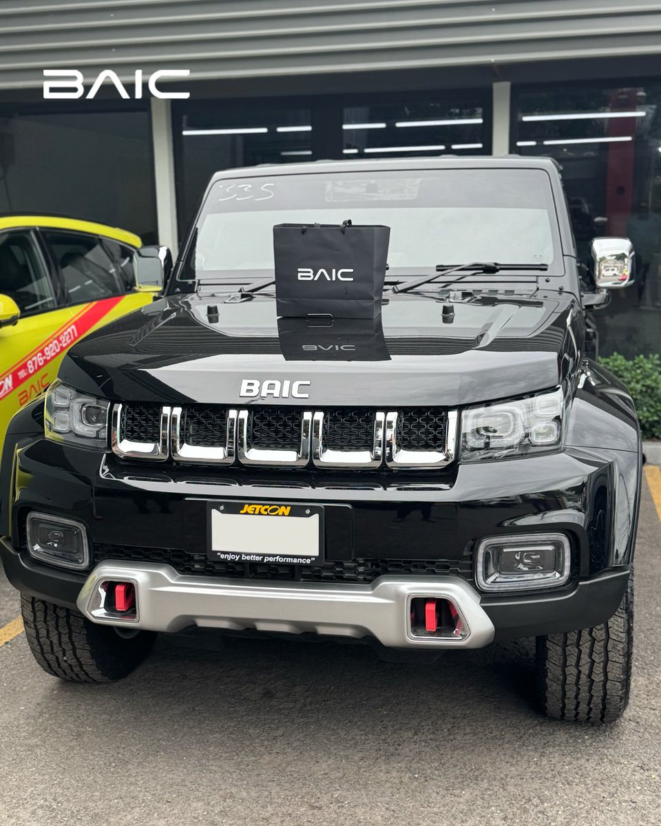 JetconCars's tweet photo. Another BAIC BJ40 officially has a new home! 🔑🎉

Congratulations to our newest BJ40 owner on taking delivery of their brand new ride. From the first drive to the adventures ahead, we hope you enjoy every kilometre. 💪🏽🚙

Welcome to the BAIC family! ❤️

📍 Jetcon Corporation Ltd.  
📍 2 Lower Sandringham Ave, Kgn 10  
📞 (876) 920-2277

#BAICBJ40 #BAICJamaica #NewCarDelivery #JetconCars #Jetcon