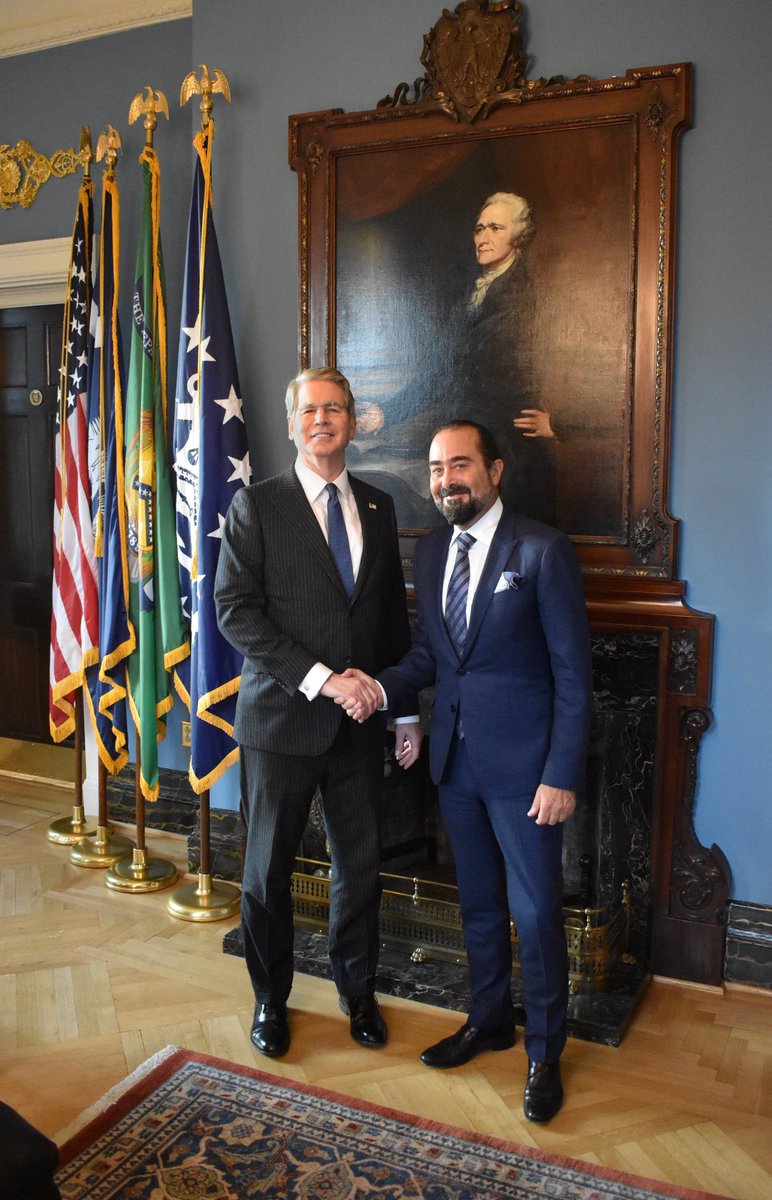 DavidZervosDC's tweet photo. Honored to begin serving as Counselor to @SecScottBessent - There is no better place to start than under Hamilton's watchful eye. Grateful for the trust. Let's get to work. 🇺🇸 https://t.co/eNGqsV8wFt