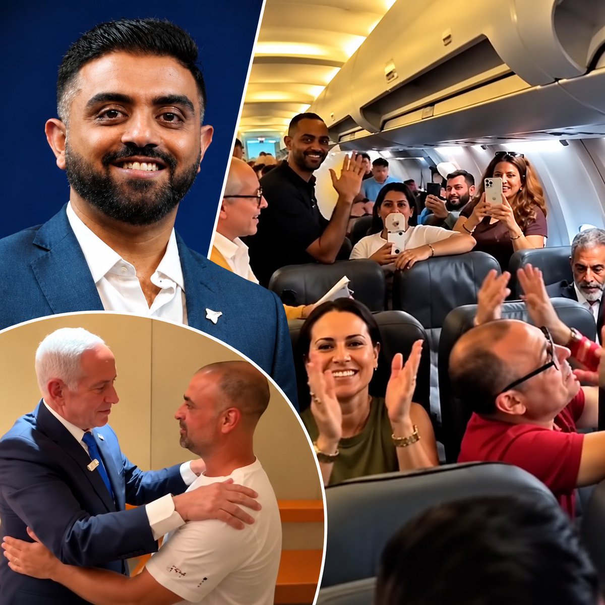 TeamHinduUnited's tweet photo. Hindu Indian captain Smit Machchhar was stabbed in the cockpit of flydubai FZ1073 after the co-pilot — reported as Omani — tried to crash the Dubai–Tel Aviv flight.

Wounded, he fought back, sent the emergency/hijack codes, and opened the cockpit door before collapsing. 

Passengers and crew then overpowered the attacker. Reserve pilots landed the plane safely in Tabuk. All 174–180 on board survived.

A Hindu Indian from Gujarat saved those lives.